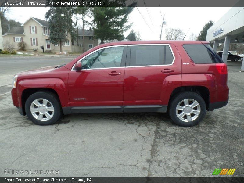 Merlot Jewel Metallic / Jet Black 2011 GMC Terrain SLE