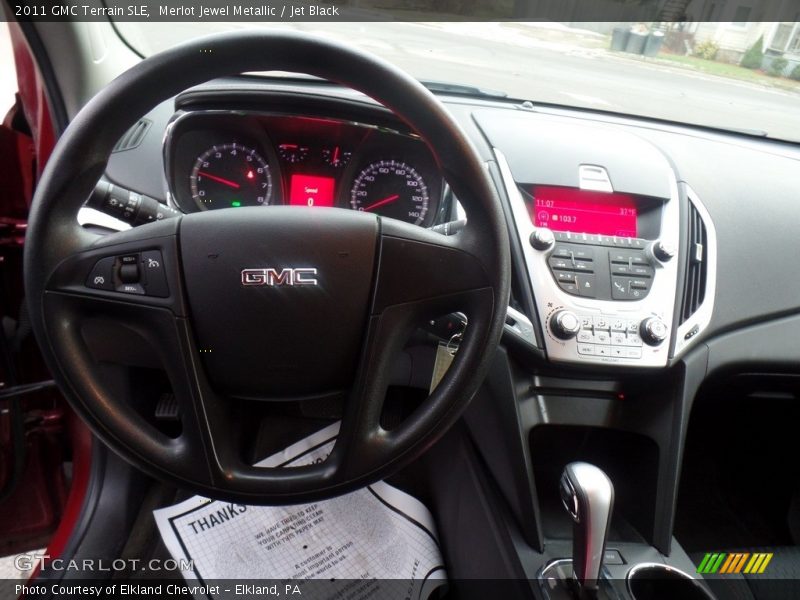 Merlot Jewel Metallic / Jet Black 2011 GMC Terrain SLE