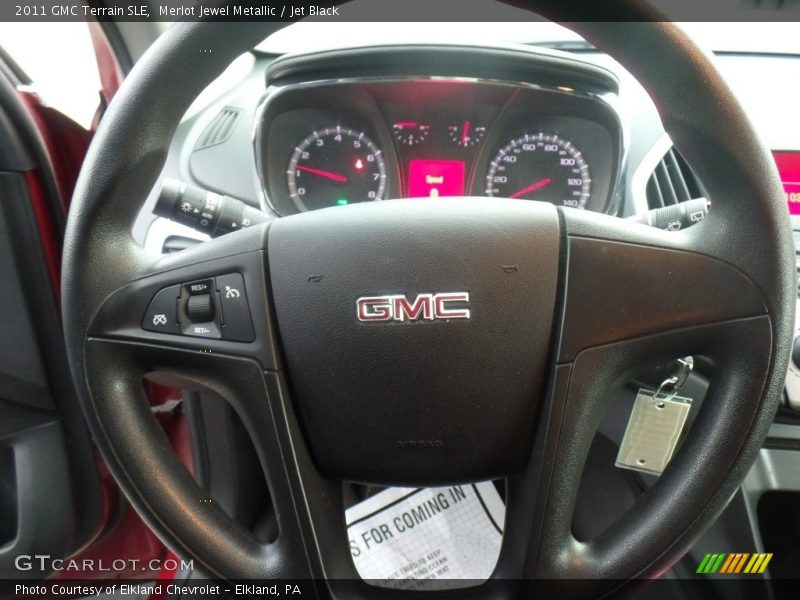 Merlot Jewel Metallic / Jet Black 2011 GMC Terrain SLE