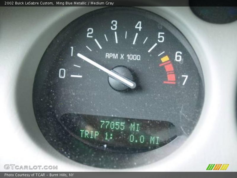 Ming Blue Metallic / Medium Gray 2002 Buick LeSabre Custom