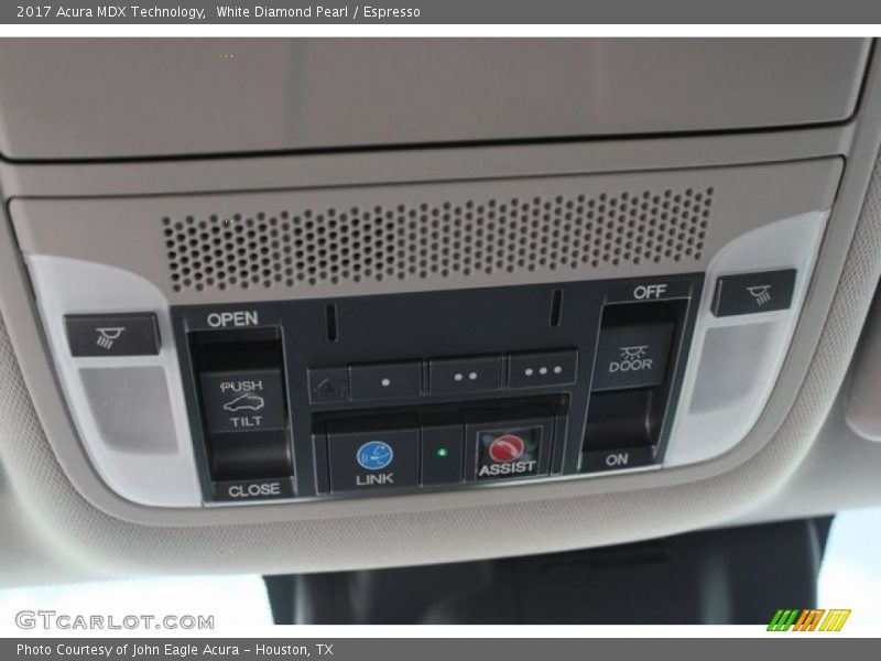 White Diamond Pearl / Espresso 2017 Acura MDX Technology