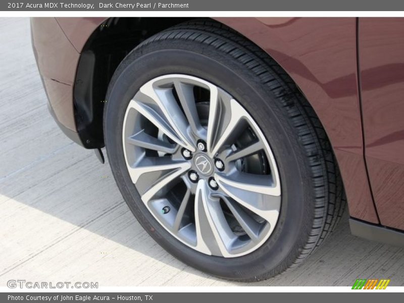 Dark Cherry Pearl / Parchment 2017 Acura MDX Technology
