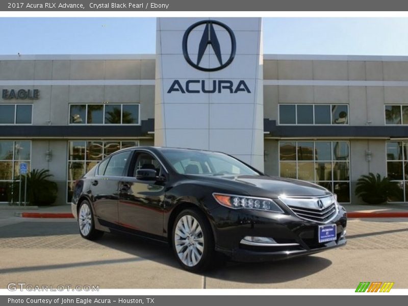 Crystal Black Pearl / Ebony 2017 Acura RLX Advance