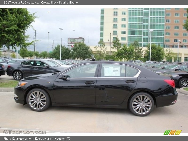 Crystal Black Pearl / Ebony 2017 Acura RLX Advance