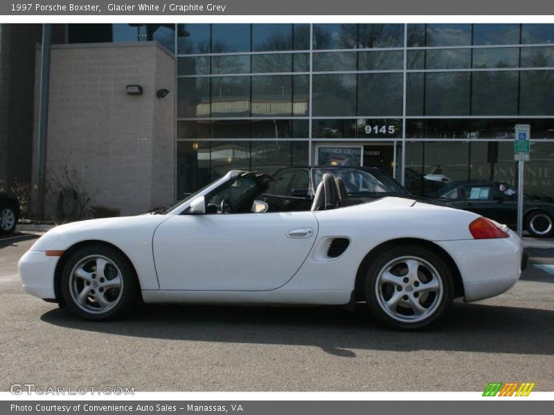 Glacier White / Graphite Grey 1997 Porsche Boxster