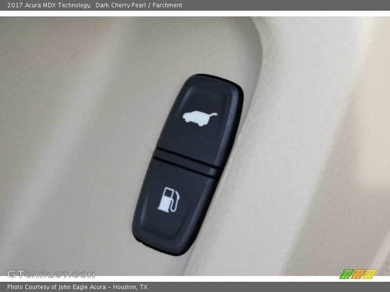 Dark Cherry Pearl / Parchment 2017 Acura MDX Technology