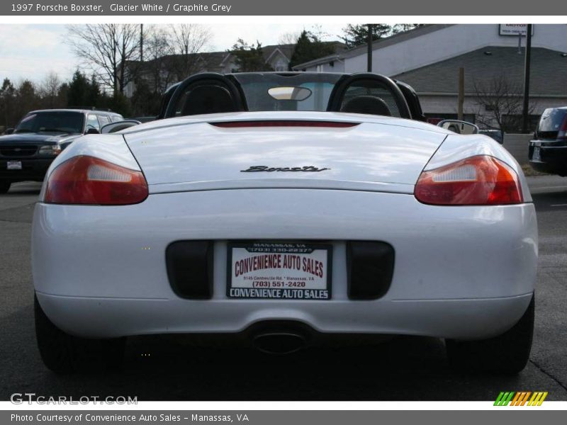 Glacier White / Graphite Grey 1997 Porsche Boxster
