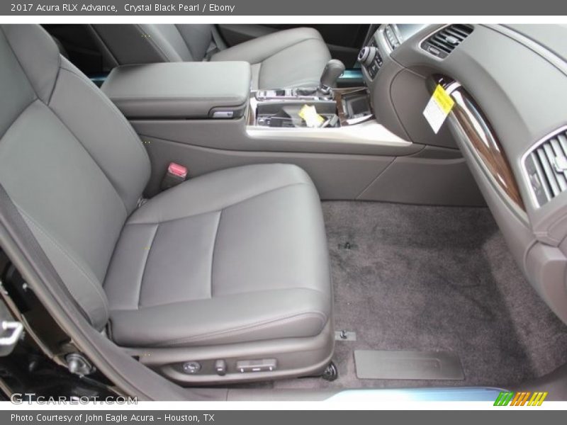 Crystal Black Pearl / Ebony 2017 Acura RLX Advance