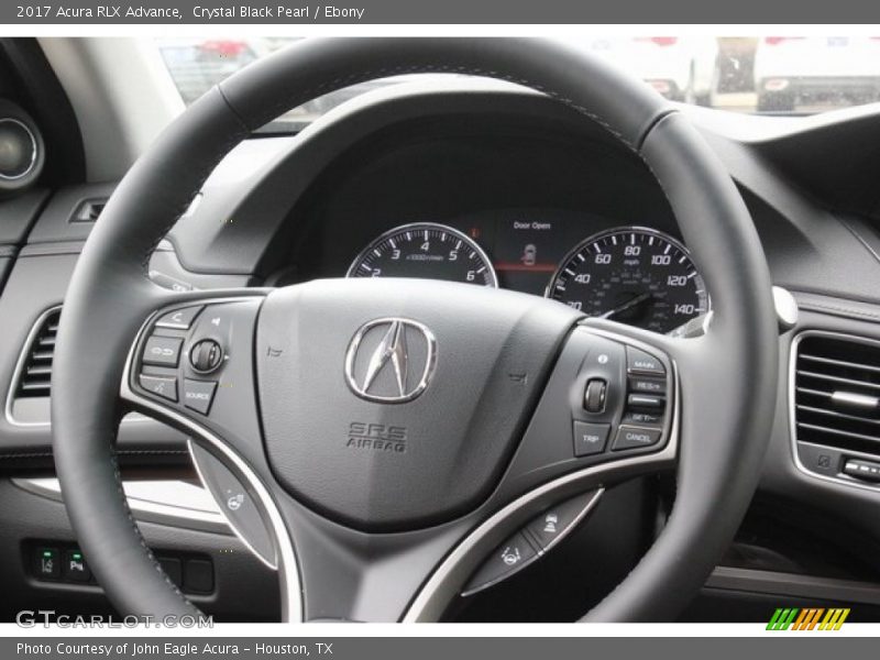 Crystal Black Pearl / Ebony 2017 Acura RLX Advance