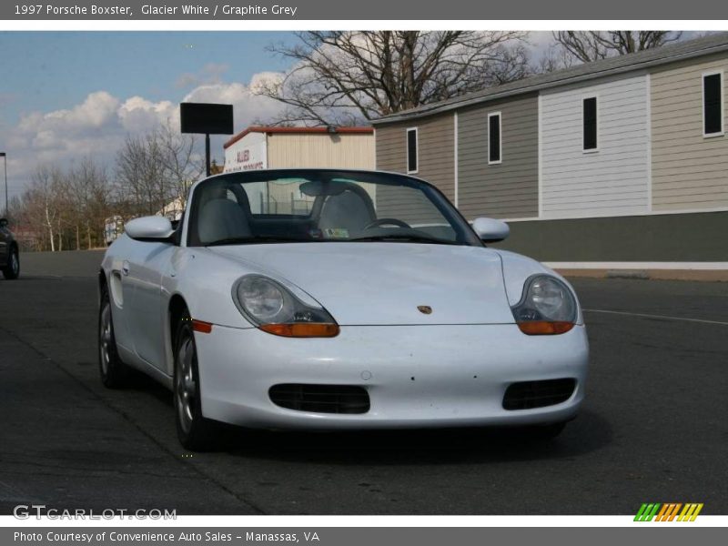 Glacier White / Graphite Grey 1997 Porsche Boxster