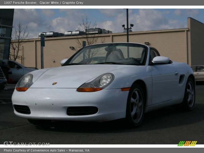 Glacier White / Graphite Grey 1997 Porsche Boxster