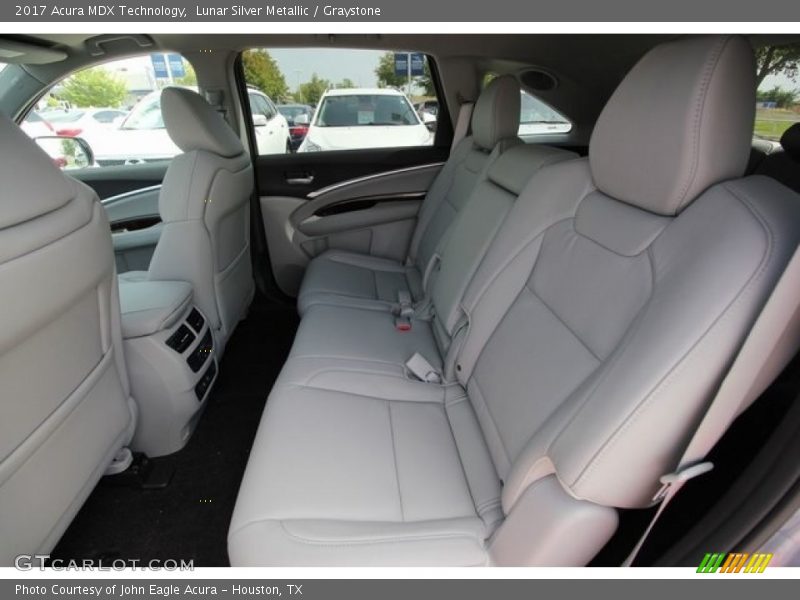 Lunar Silver Metallic / Graystone 2017 Acura MDX Technology