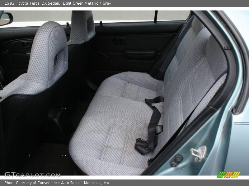 Light Green Metallic / Gray 1993 Toyota Tercel DX Sedan