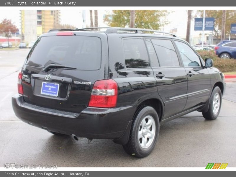 Black / Gray 2005 Toyota Highlander I4