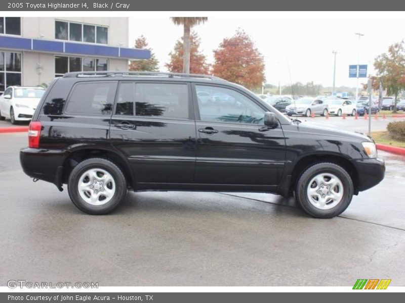 Black / Gray 2005 Toyota Highlander I4