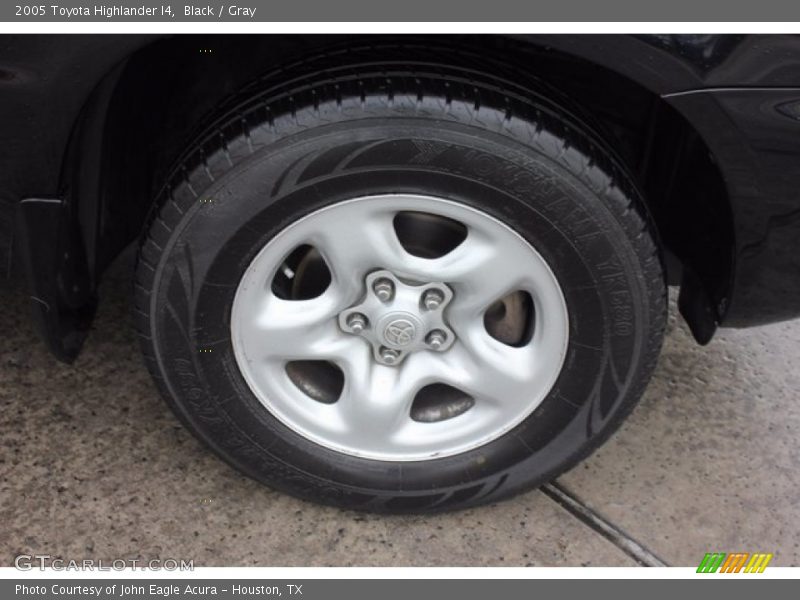 Black / Gray 2005 Toyota Highlander I4
