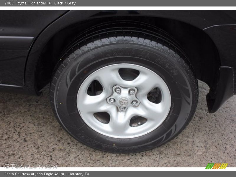 Black / Gray 2005 Toyota Highlander I4