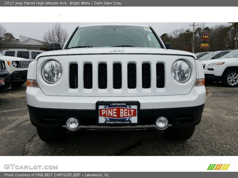 Bright White / Dark Slate Gray 2017 Jeep Patriot High Altitude 4x4