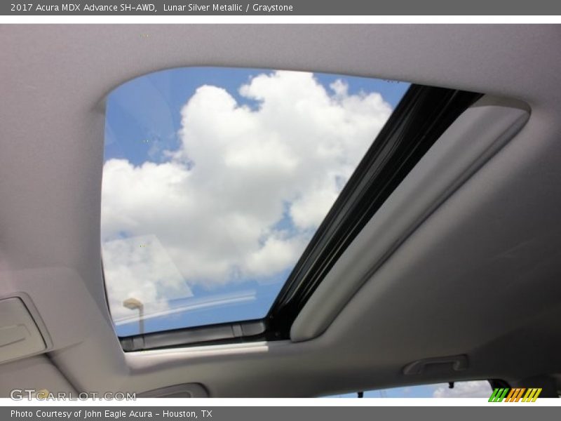 Lunar Silver Metallic / Graystone 2017 Acura MDX Advance SH-AWD