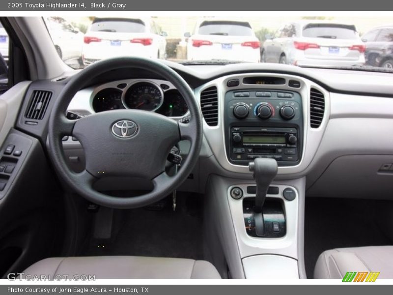 Black / Gray 2005 Toyota Highlander I4