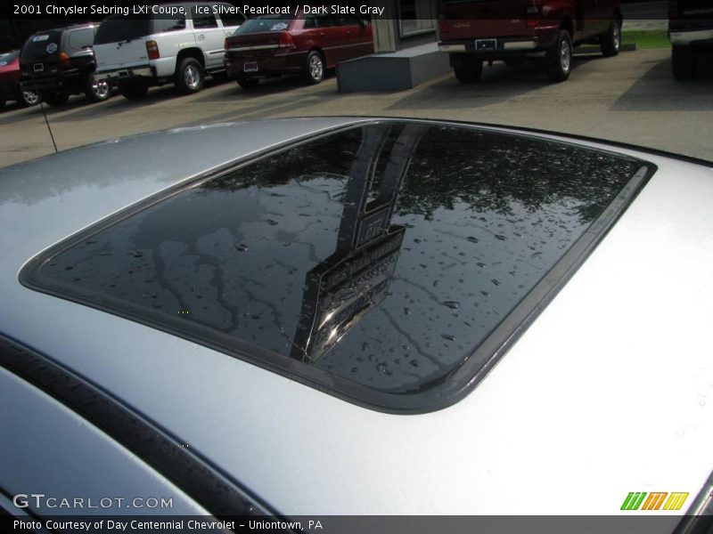 Ice Silver Pearlcoat / Dark Slate Gray 2001 Chrysler Sebring LXi Coupe