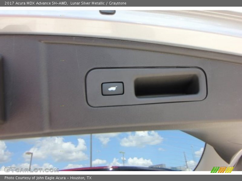 Lunar Silver Metallic / Graystone 2017 Acura MDX Advance SH-AWD