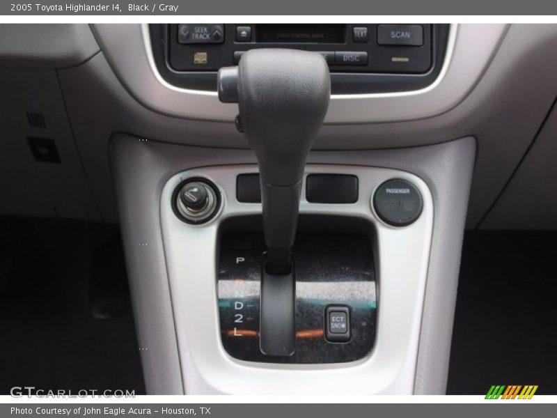 Black / Gray 2005 Toyota Highlander I4