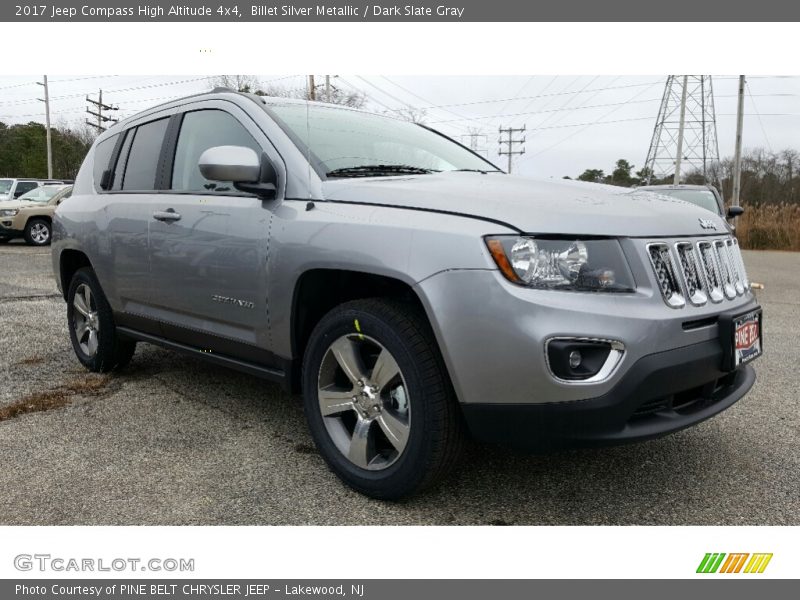 Billet Silver Metallic / Dark Slate Gray 2017 Jeep Compass High Altitude 4x4