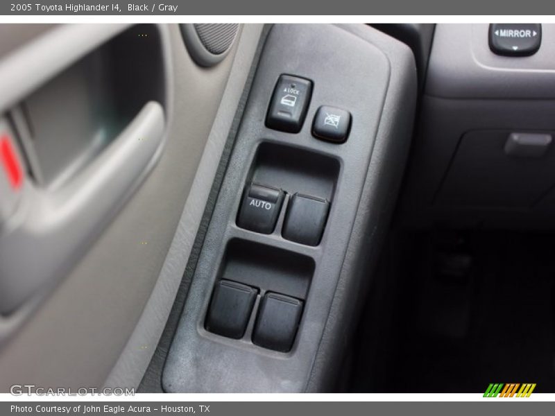 Black / Gray 2005 Toyota Highlander I4