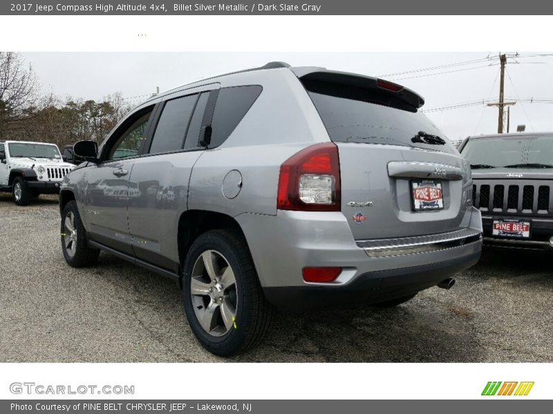 Billet Silver Metallic / Dark Slate Gray 2017 Jeep Compass High Altitude 4x4