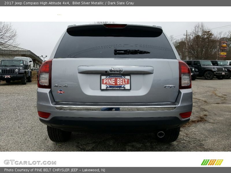 Billet Silver Metallic / Dark Slate Gray 2017 Jeep Compass High Altitude 4x4