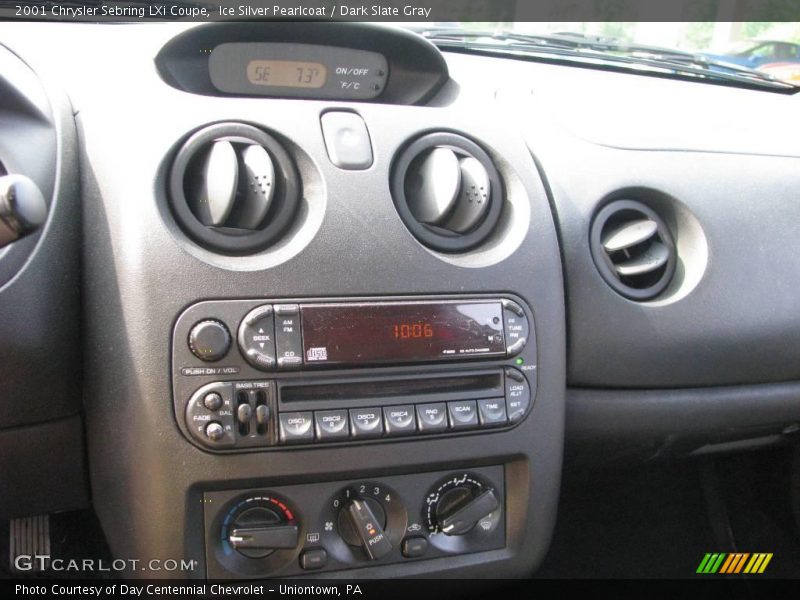 Ice Silver Pearlcoat / Dark Slate Gray 2001 Chrysler Sebring LXi Coupe