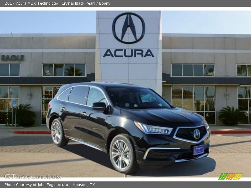 Crystal Black Pearl / Ebony 2017 Acura MDX Technology