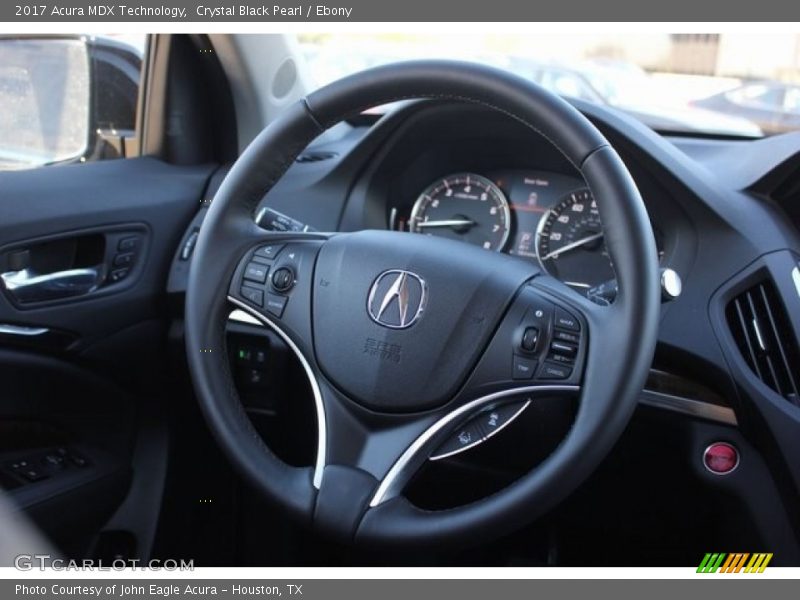 Crystal Black Pearl / Ebony 2017 Acura MDX Technology
