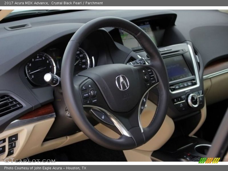 Crystal Black Pearl / Parchment 2017 Acura MDX Advance