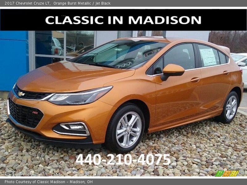 Orange Burst Metallic / Jet Black 2017 Chevrolet Cruze LT
