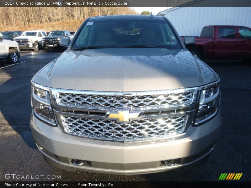 Pepperdust Metallic / Cocoa/Dune 2017 Chevrolet Tahoe LT 4WD