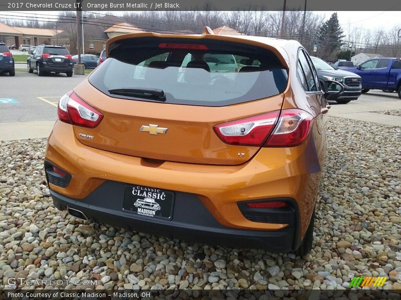 Orange Burst Metallic / Jet Black 2017 Chevrolet Cruze LT
