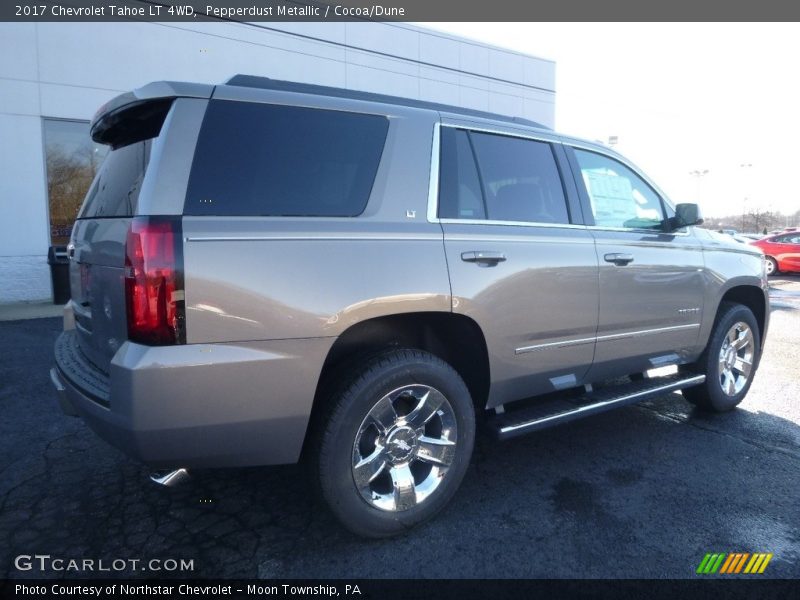 Pepperdust Metallic / Cocoa/Dune 2017 Chevrolet Tahoe LT 4WD