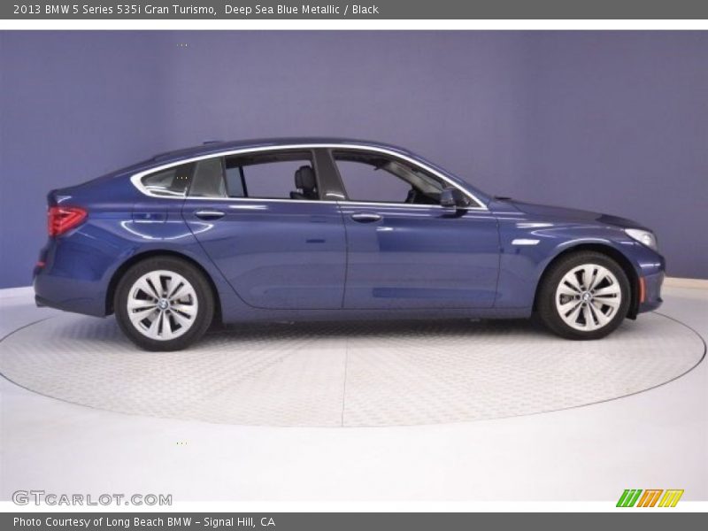Deep Sea Blue Metallic / Black 2013 BMW 5 Series 535i Gran Turismo