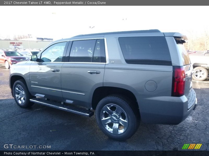 Pepperdust Metallic / Cocoa/Dune 2017 Chevrolet Tahoe LT 4WD