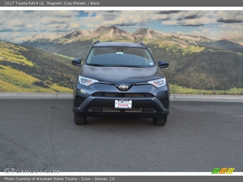 Magnetic Gray Metallic / Black 2017 Toyota RAV4 LE