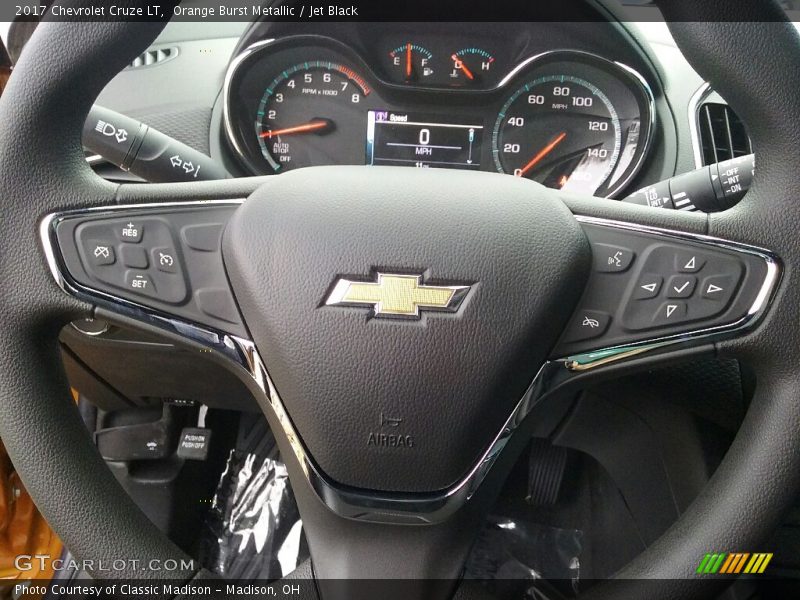 Orange Burst Metallic / Jet Black 2017 Chevrolet Cruze LT