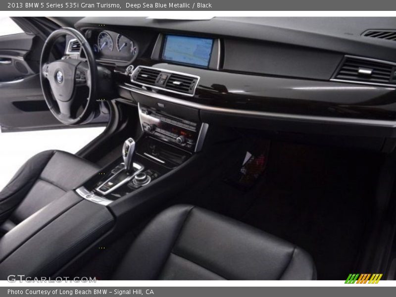 Deep Sea Blue Metallic / Black 2013 BMW 5 Series 535i Gran Turismo
