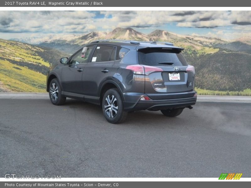 Magnetic Gray Metallic / Black 2017 Toyota RAV4 LE