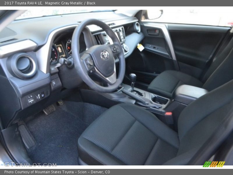 Magnetic Gray Metallic / Black 2017 Toyota RAV4 LE
