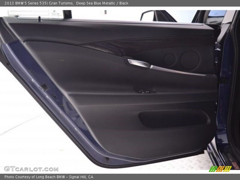 Deep Sea Blue Metallic / Black 2013 BMW 5 Series 535i Gran Turismo