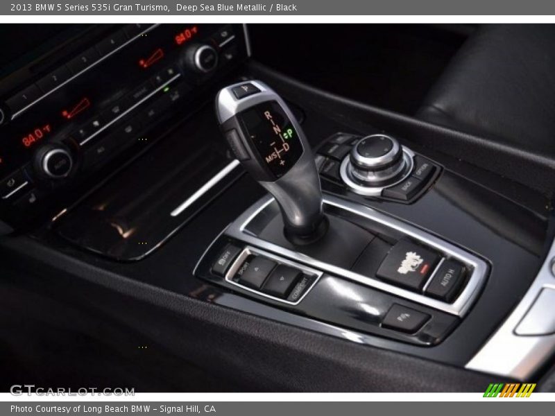 Deep Sea Blue Metallic / Black 2013 BMW 5 Series 535i Gran Turismo
