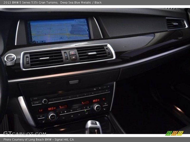 Deep Sea Blue Metallic / Black 2013 BMW 5 Series 535i Gran Turismo