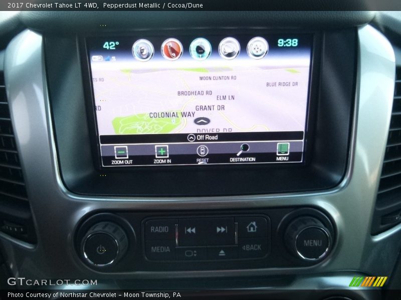 Pepperdust Metallic / Cocoa/Dune 2017 Chevrolet Tahoe LT 4WD